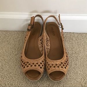 Aldo cork wedges